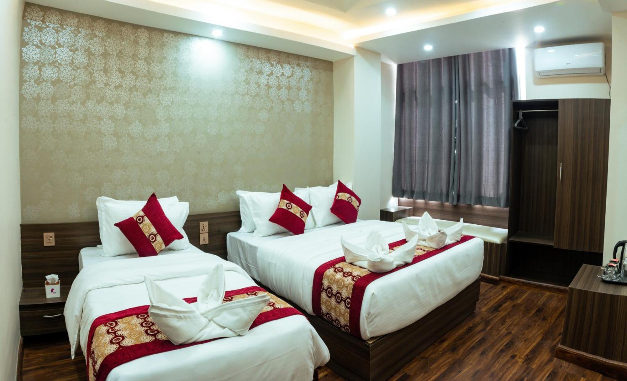 Kusum Airport Hotel Catmandu Exterior foto